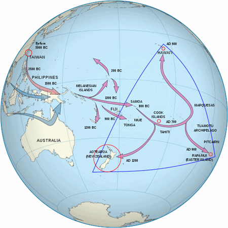 ポリネシア人の拡散